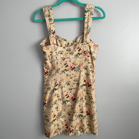 EUC Laura Ashley x Urban Outfitters Button-Front Mini Dress Floral Size Small - Picture 9 of 10